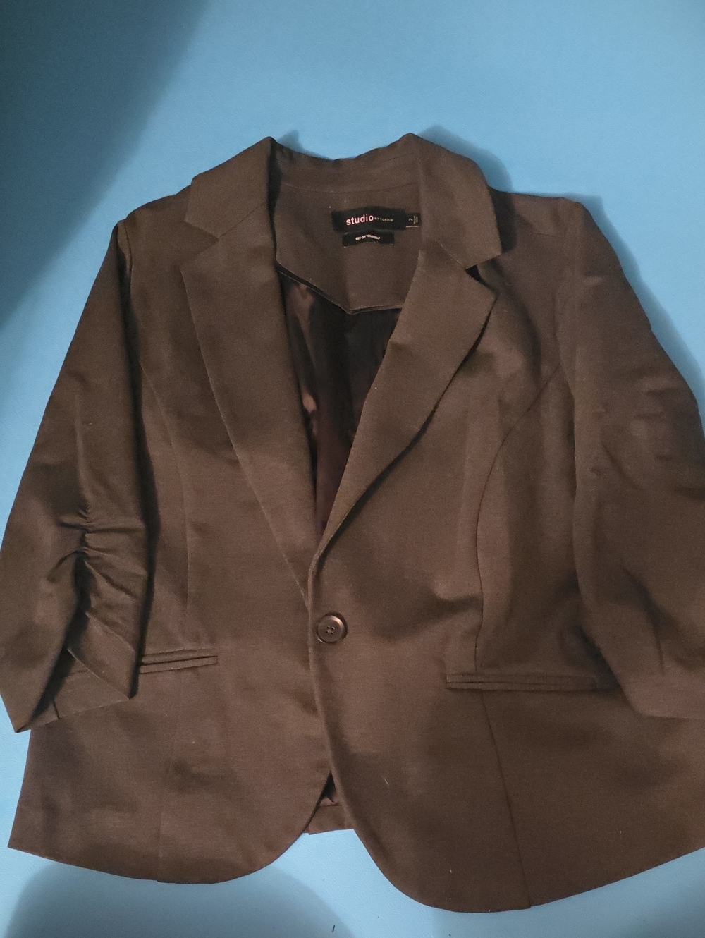 torrid Black Studio Single-Button Blazer